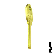 Uncut Aluminum Key Blank | Kwikset KW1 | Yellow Residential-Commercial Key JMA USA