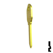 Uncut Aluminum Key Blank | Kwikset KW1 | Yellow Residential-Commercial Key JMA USA