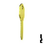 Uncut Aluminum Key Blank | Kwikset KW1 | Yellow Residential-Commercial Key JMA USA