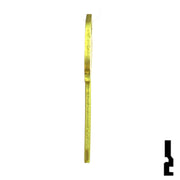 Uncut Aluminum Key Blank | Kwikset KW1 | Yellow Residential-Commercial Key JMA USA