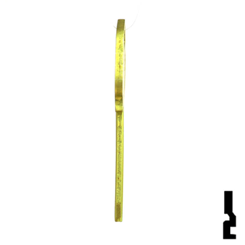 Uncut Aluminum Key Blank | Kwikset KW1 | Yellow Residential-Commercial Key JMA USA