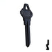 Uncut Aluminum Key Blank | Schlage SC1 | Black Residential-Commercial Key JMA USA