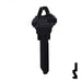 Uncut Aluminum Key Blank | Schlage SC1 | Black Residential-Commercial Key JMA USA