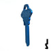 Uncut Aluminum Key Blank | Schlage SC1 | Blue Residential-Commercial Key JMA USA