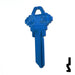 Uncut Aluminum Key Blank | Schlage SC1 | Blue Residential-Commercial Key JMA USA