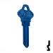 Uncut Aluminum Key Blank | Schlage SC1 | Blue Residential-Commercial Key JMA USA