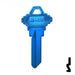 Uncut Aluminum Key Blank | Schlage SC1 | Blue Residential-Commercial Key JMA USA