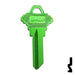 Uncut Aluminum Key Blank | Schlage SC1 | Green Residential-Commercial Key JMA USA