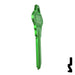 Uncut Aluminum Key Blank | Schlage SC1 | Green Residential-Commercial Key JMA USA