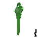 Uncut Aluminum Key Blank | Schlage SC1 | Green Residential-Commercial Key JMA USA