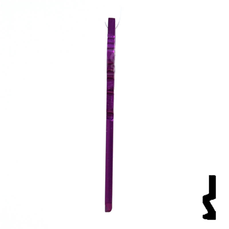 Uncut Aluminum Key Blank | Schlage SC1 | Lilac Residential-Commercial Key JMA USA