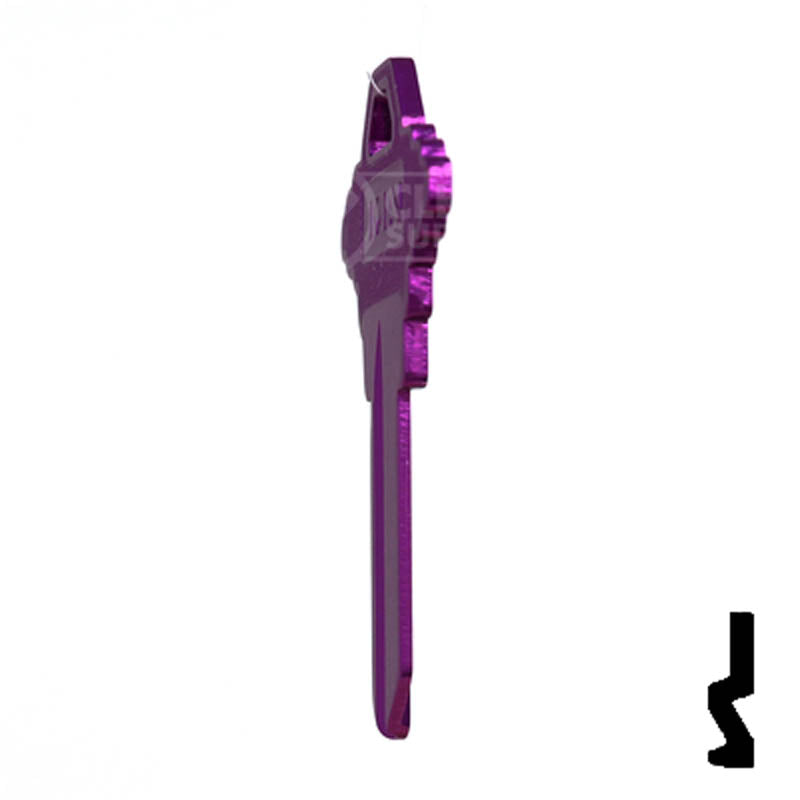 Uncut Aluminum Key Blank | Schlage SC1 | Lilac Residential-Commercial Key JMA USA