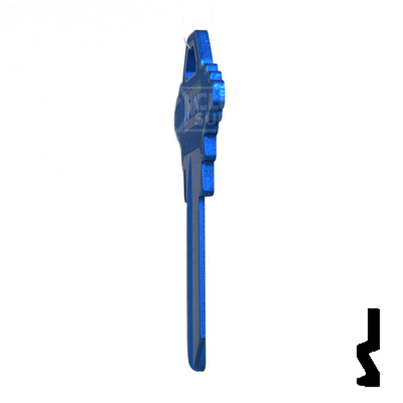Uncut Aluminum Key Blank | Schlage SC1 | Navy Blue Residential-Commercial Key JMA USA