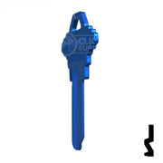Uncut Aluminum Key Blank | Schlage SC1 | Navy Blue Residential-Commercial Key JMA USA