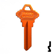 Uncut Aluminum Key Blank | Schlage SC1 | Orange Residential-Commercial Key JMA USA