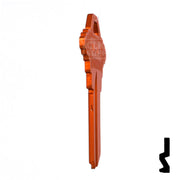 Uncut Aluminum Key Blank | Schlage SC1 | Orange Residential-Commercial Key JMA USA