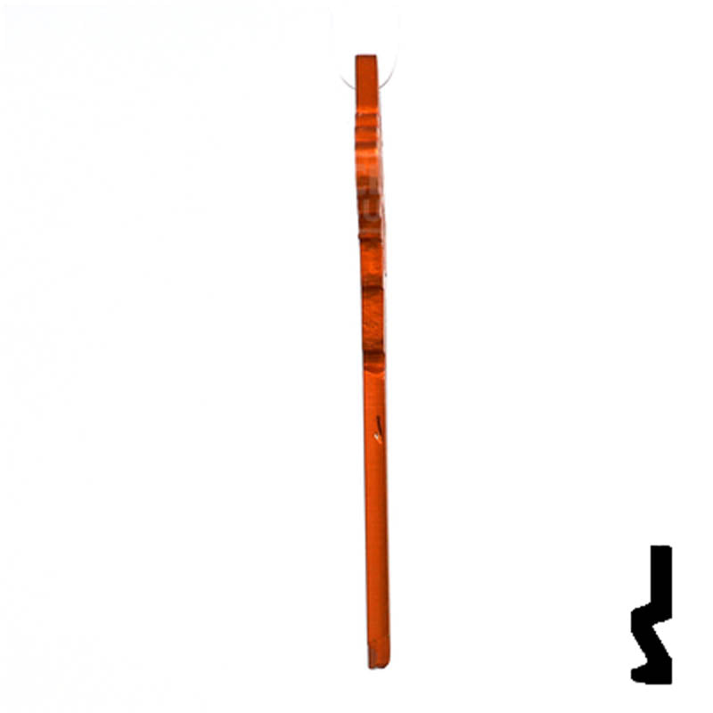 Uncut Aluminum Key Blank | Schlage SC1 | Orange Residential-Commercial Key JMA USA