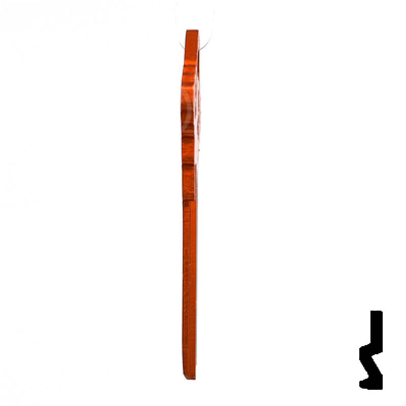 Uncut Aluminum Key Blank | Schlage SC1 | Orange Residential-Commercial Key JMA USA