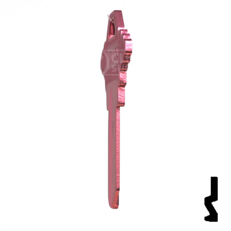 Uncut Aluminum Key Blank | Schlage SC1 | Pink Residential-Commercial Key JMA USA