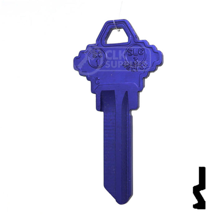 Uncut Aluminum Key Blank | Schlage SC1 | Purple Residential-Commercial Key JMA USA