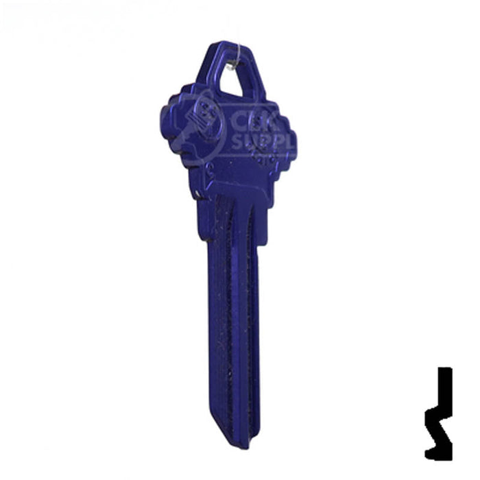 Uncut Aluminum Key Blank | Schlage SC1 | Purple Residential-Commercial Key JMA USA