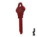 Uncut Aluminum Key Blank | Schlage SC1 | Red Residential-Commercial Key JMA USA