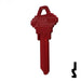 Uncut Aluminum Key Blank | Schlage SC1 | Red Residential-Commercial Key JMA USA