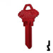 Uncut Aluminum Key Blank | Schlage SC1 | Red Residential-Commercial Key JMA USA