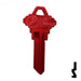 Uncut Aluminum Key Blank | Schlage SC1 | Red Residential-Commercial Key JMA USA