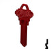 Uncut Aluminum Key Blank | Schlage SC1 | Red Residential-Commercial Key JMA USA