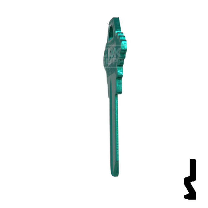 Uncut Aluminum Key Blank | Schlage SC1 | Turquoise Residential-Commercial Key JMA USA