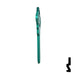 Uncut Aluminum Key Blank | Schlage SC1 | Turquoise Residential-Commercial Key JMA USA