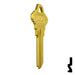 Uncut Aluminum Key Blank | Schlage SC1 | Yellow Residential-Commercial Key JMA USA