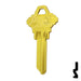 Uncut Aluminum Key Blank | Schlage SC1 | Yellow Residential-Commercial Key JMA USA