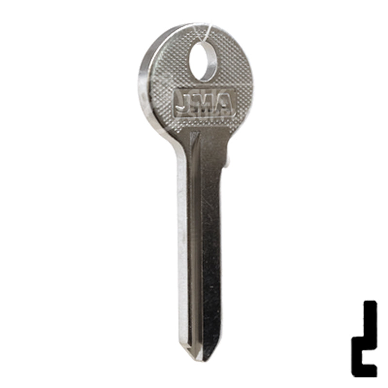 Uncut Cabinet Lock Key Blank | Corbin Russwin | CCL-3D Residential-Commercial Key JMA USA