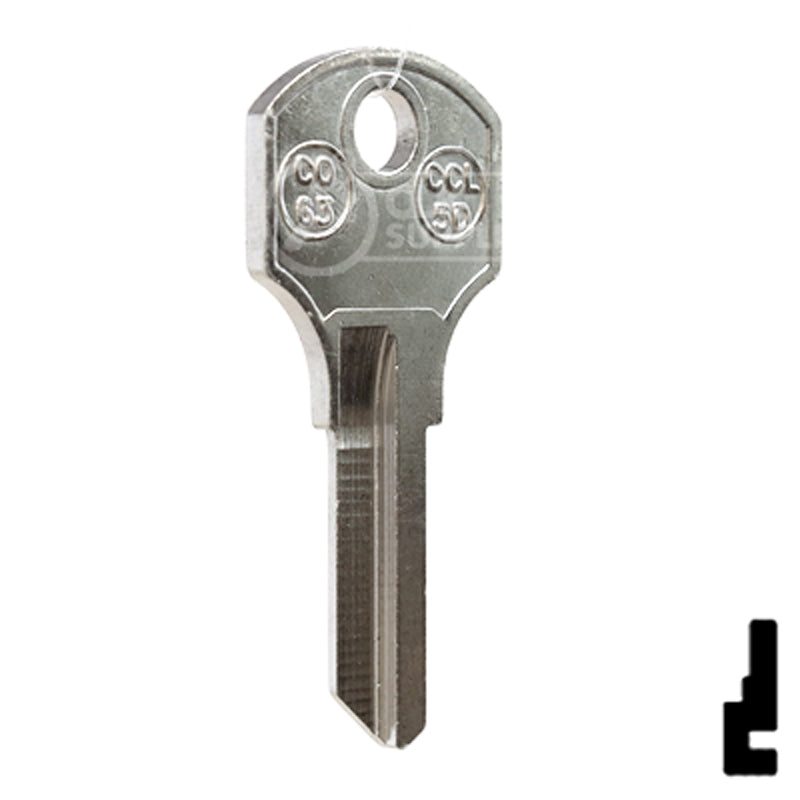 Uncut Cabinet Lock Key Blank | Corbin Russwin | CCL-5D Residential-Commercial Key JMA USA