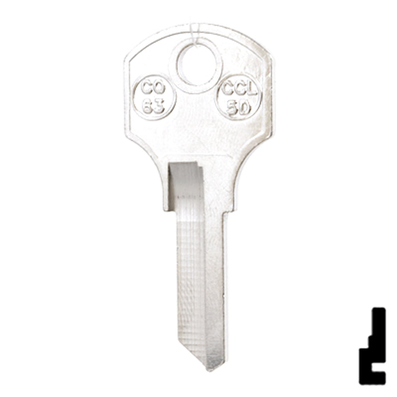 Uncut Cabinet Lock Key Blank | Corbin Russwin | CCL-5D Residential-Commercial Key JMA USA