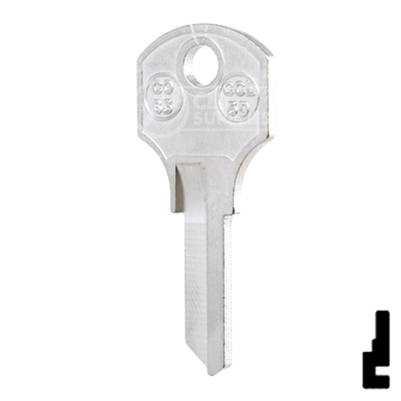 Uncut Cabinet Lock Key Blank | Corbin Russwin | CCL-5D Residential-Commercial Key JMA USA