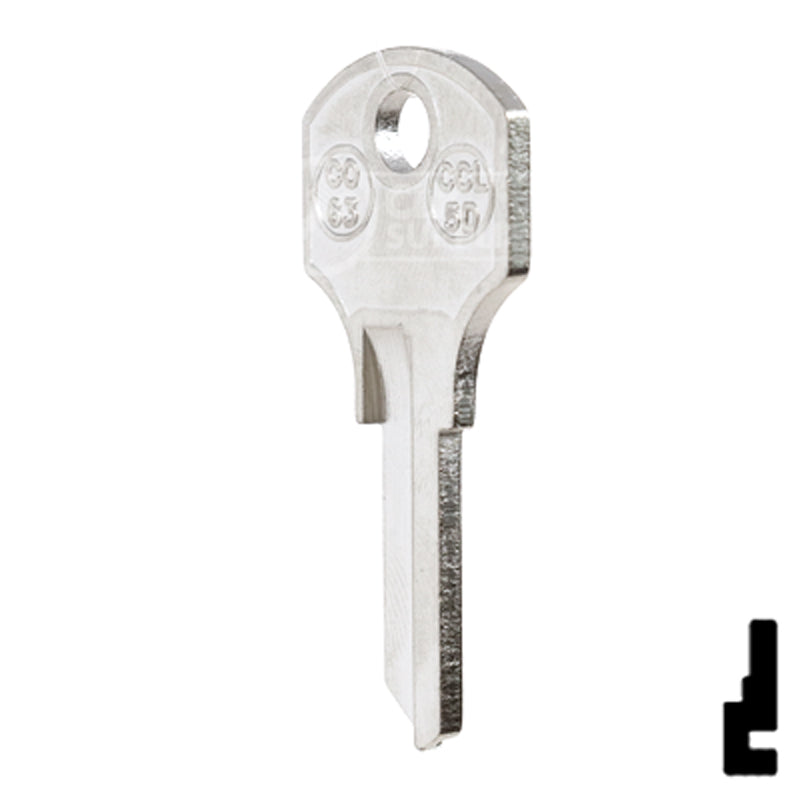 Uncut Cabinet Lock Key Blank | Corbin Russwin | CCL-5D Residential-Commercial Key JMA USA