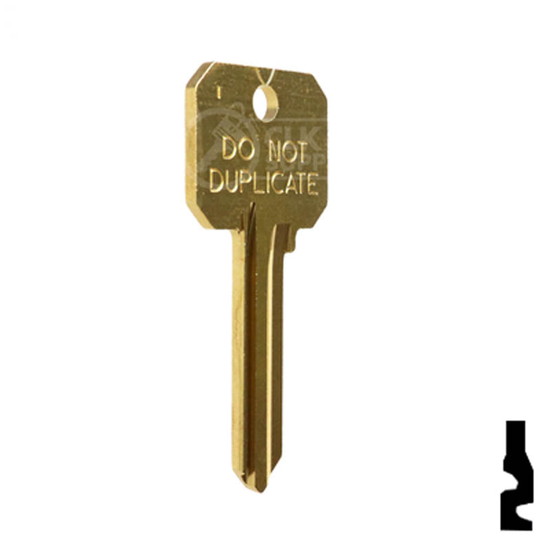 Uncut DND Key Blank | Arrow | AR4 Residential-Commercial Key Ilco