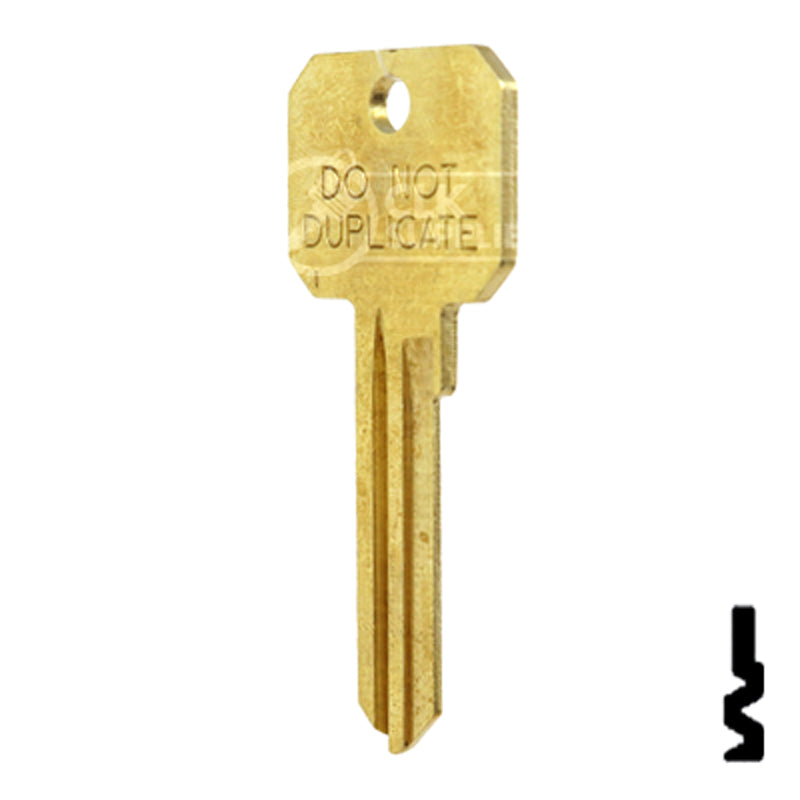 Uncut DND Key Blank | Corbin Russwin | CO88 Residential-Commercial Key Ilco