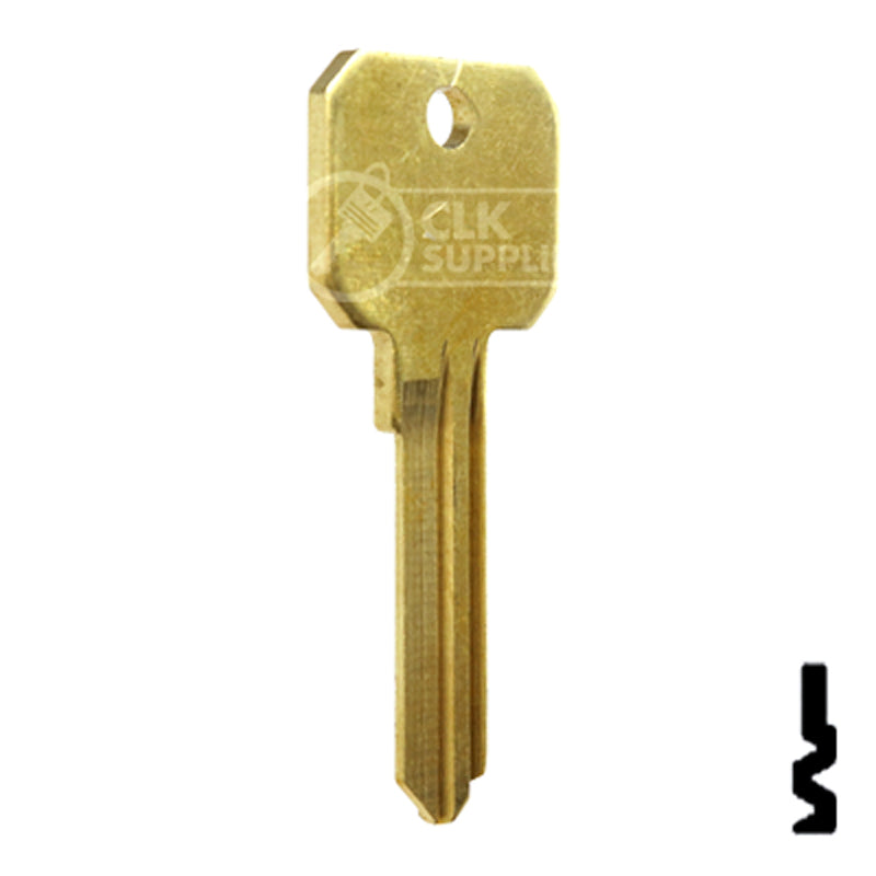 Uncut DND Key Blank | Corbin Russwin | CO88 Residential-Commercial Key Ilco