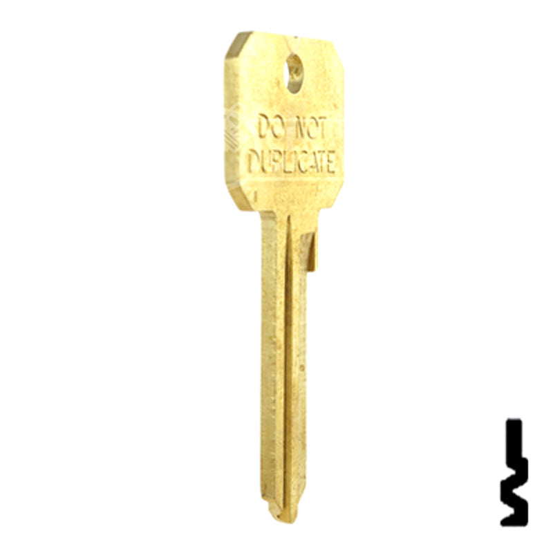 Uncut DND Key Blank | Corbin Russwin | CO88 Residential-Commercial Key Ilco
