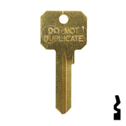Uncut DND Key Blank | Corbin Russwin | RU45, 1011D1 Residential-Commercial Key Ilco