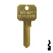 Uncut DND Key Blank | Corbin Russwin | RU45, 1011D1 Residential-Commercial Key Ilco