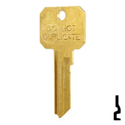 Uncut DND Key Blank | Dexter | DE6-DND, D1054K Residential-Commercial Key Ilco