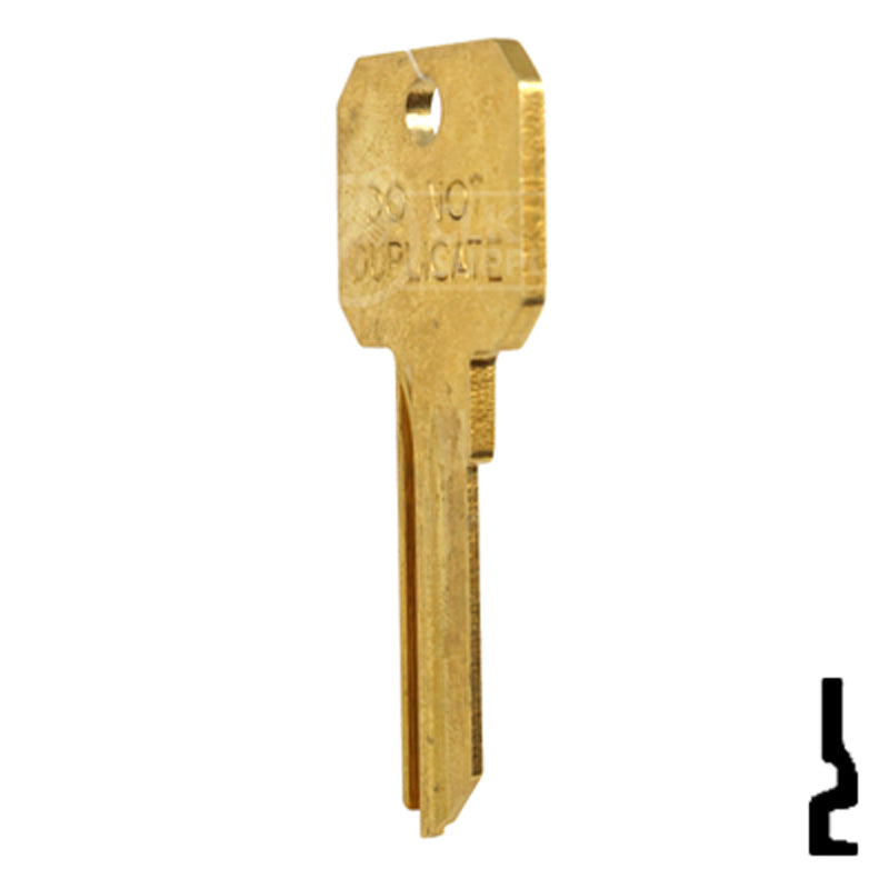 Uncut DND Key Blank | Dexter | DE6-DND, D1054K Residential-Commercial Key Ilco
