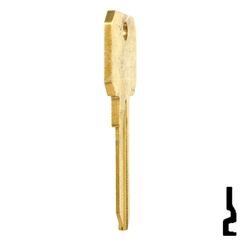 Uncut DND Key Blank | Dexter | DE6-DND, D1054K Residential-Commercial Key Ilco