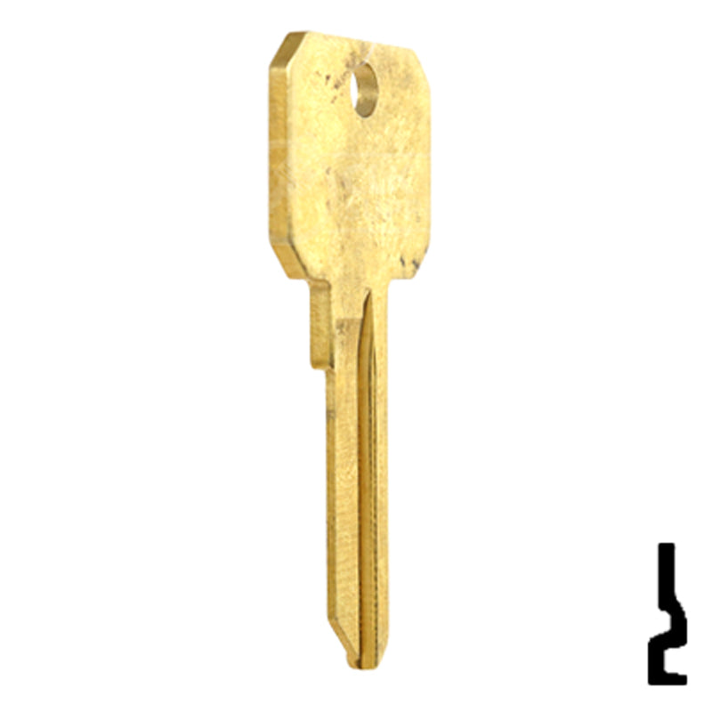 Uncut DND Key Blank | Dexter | DE6-DND, D1054K Residential-Commercial Key Ilco