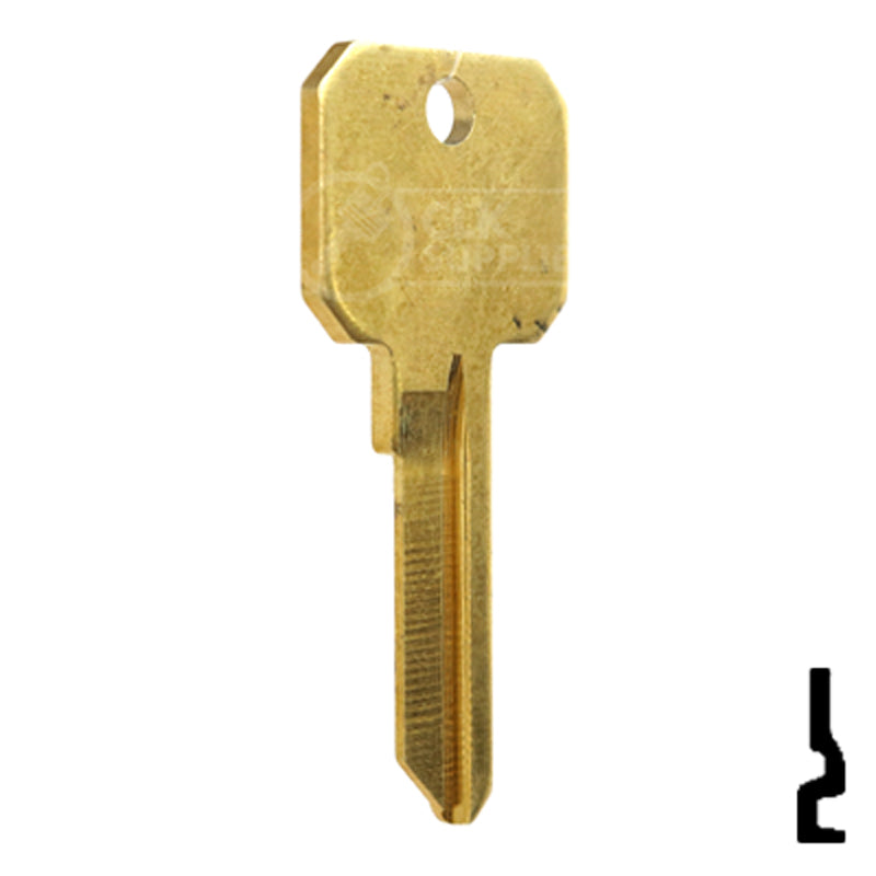 Uncut DND Key Blank | Dexter | DE6-DND, D1054K Residential-Commercial Key Ilco